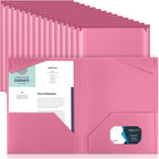 Henoyso 36 Pcs Plastic Folders