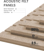 Large Felt Bulletin Board 48" x 36" Cork Board Alternative-12 Pack - Image 4