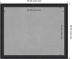 Amanti Art Black Framed Magnetic Board 36x44 X-Large Vision Board - Image 2