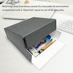 Lineco Museum Archival Storage Box, 9.75x12.75x3 in. Drop Front Design. - Image 6