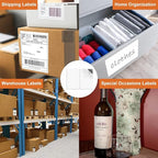 BESTEASY 16000 Half Sheet Self Adhesive Shipping Labels, Laser/Ink Jet White - Image 7