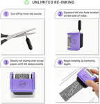 Miseyo Identity Theft Protection Roller Stamp Set - Image 4