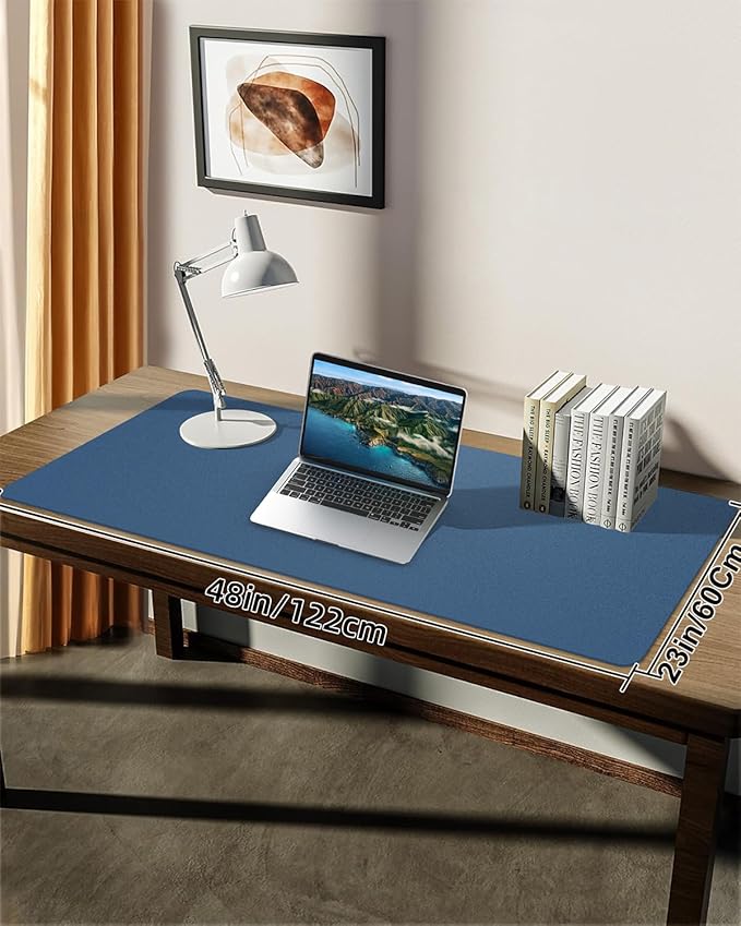Desk mat Large, Leather Desk Pad Protector, Office Desk Mat, Mouse Pad - Image 7