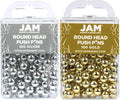 JAM PAPER Colorful Push Pins by JAMPaper