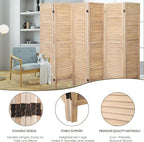 6 Panel Room Dividers and Folding Privacy Screens, Divider - Image 7