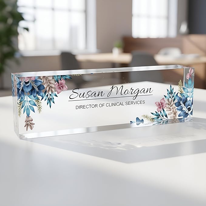 ARTBLOX | Teacher Desk Name Plate, Name Plate by Artblox