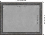Amanti Art Grey Framed Magnetic Board 21x27 Medium Vision Board - Image 4