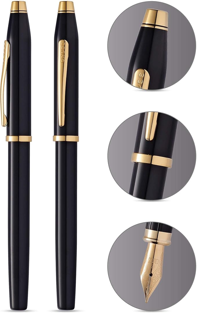 Cross Century II Translucent Cobalt Blue Lacquer Ballpoint Pen - Image 2