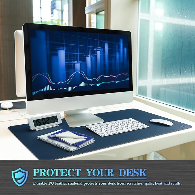 K KNODEL Desk Mat, Dual-Sided Office Desk Pad, Waterproof Desk Mat - Image 6