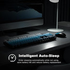 MOFII Wireless Keyboard and Mouse Combo, Full Size 2.4G Plug and Play - Image 4