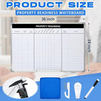 Lincia Property Readiness Dry Erase Whiteboard Magnetic Dry Erase Board - Image 3