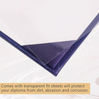 GraduationMall 11"x14" Imprinted Padded Diploma Cover Certificate Holder Purple - Image 5