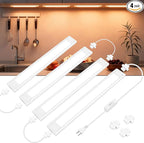 maylit Under Cabinet Lighting Plug in, Renter Friendly Lamp, Wired 110V 120V by maylit