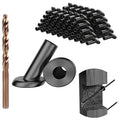 BLIKA 80 Pack 25 30 35 Degree 1/8" Black Cable Railing Angle Beveled Protector by BLIKA