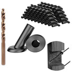 BLIKA 80 Pack 25 30 35 Degree 1/8" Black Cable Railing Angle Beveled Protector by BLIKA