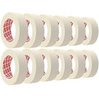 SWRT Masking Tape 1 Inch x 55 Yards x 12 Rolls, Bulk Adhesive Painting Tape by SWRT