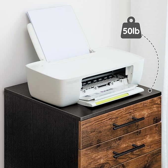 HOOBRO 5-Drawer File Cabinet, Office Filing Cabinet - Image 6