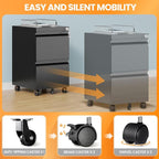 AFAIF 2 Drawer File Cabinet - Image 4