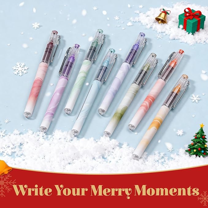 WRITECH Liquid Ink Rollerball Pens: Multi Colored 0.5mm Extra Fine Point Tip - Image 2