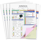 Colarr 540 Sheets 8 1/2" x 11 3/4" Multi Point Vehicle Inspection Report Form 3 by Colarr