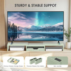 opnice desk organizers and accessories, dual monitor stand, front angle view