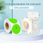 2 Inch Round Color Coding Labels - Image 3