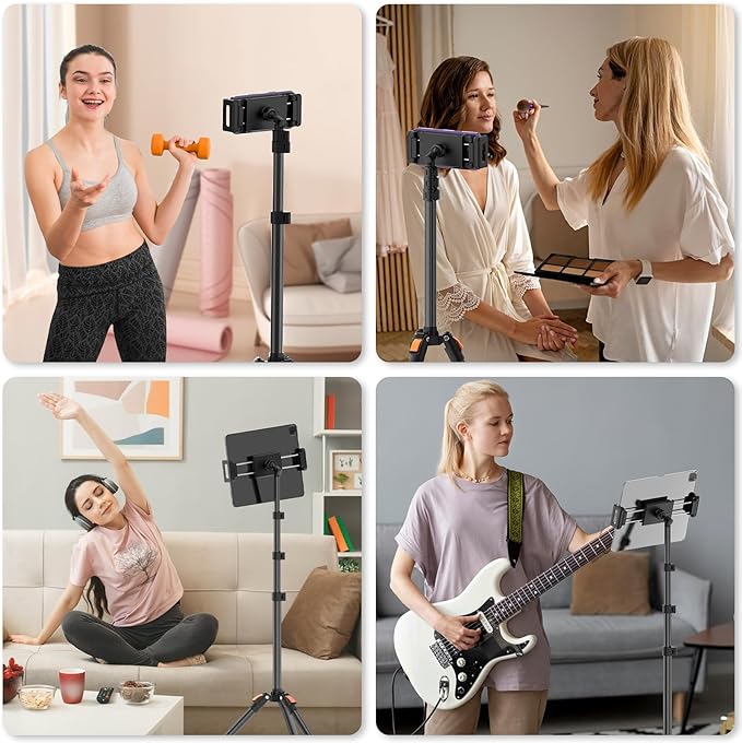 XXZU 72in Tablet Floor Stand Tripod, Tablet Stand Floor - Image 8