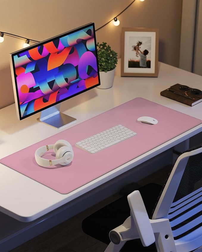 Leather Desk Pad Protector, Desk Mat, Large Mouse Pad, Non-Slip Desk Pad - Image 6