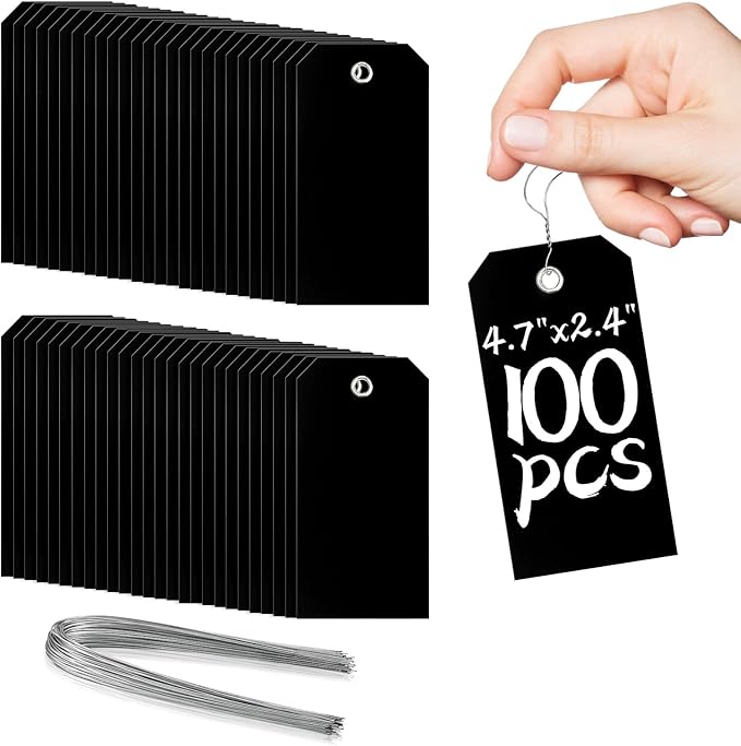 100 Pcs Waterproof Hanging Price Tags by XUWAIDSGN