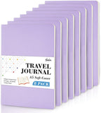 feela 8 Pack Soft Cover Journal Bulk, Notebooks College Ruled by feela