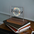 Nurse Prayer Desk Decor Sign, Christian Inspirational Gift - Image 2