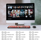 MOFII Wireless Keyboard and Mouse Combo Silent, Slim Compact 2.4G USB Full Size - Image 5