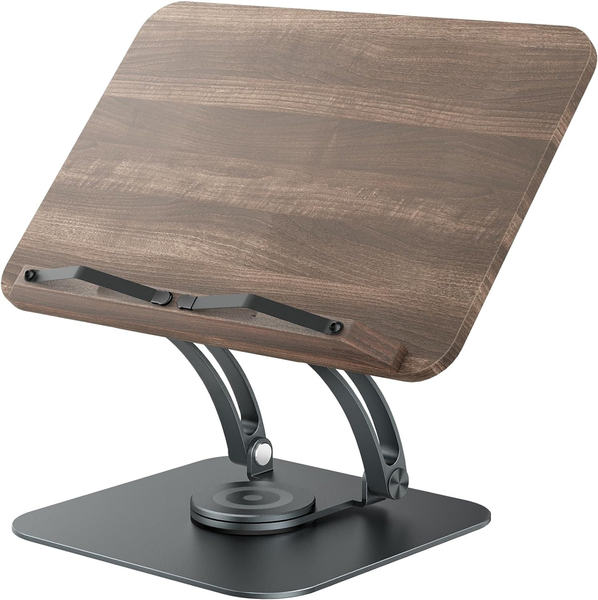 Tounee Book Stand for Reading, Adjustable Book Holder with 360° Swivel Base, ...