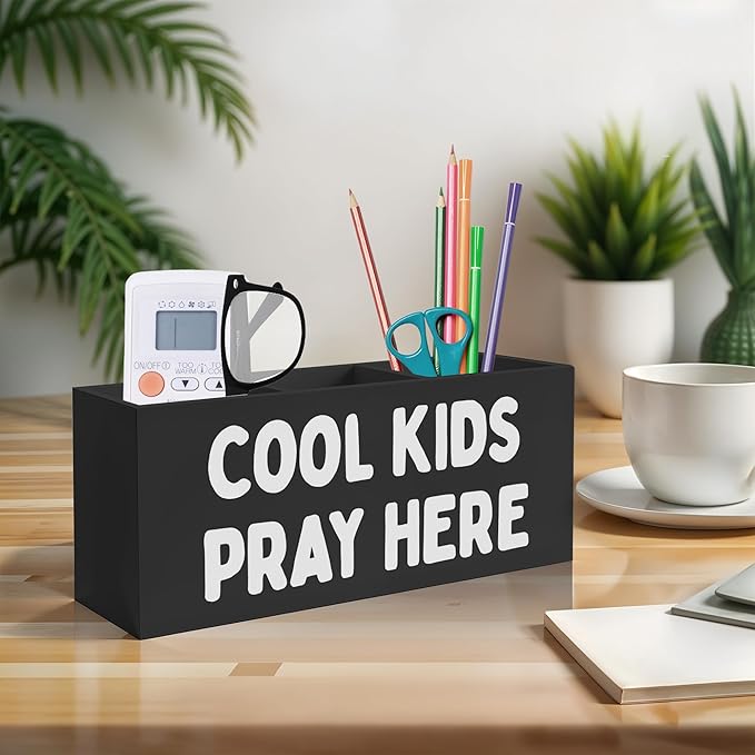 Exqcom Christian Pen Pencil Crayon Holder - Image 3