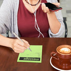 9 Pieces Telephone Message Sticky Notes Pads 4 x 5 Inch Assorted Neon Colors - Image 5