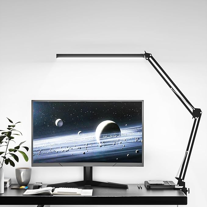 BZBRLZ LED Desk Lamp, Manicure Table Lamp, Eye-Caring Drafting Light, Dimmable by BZBRLZ