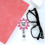 Breast Cancer Awareness Badge Reel Retractable Band ID Clip Cancer Awareness - Image 4