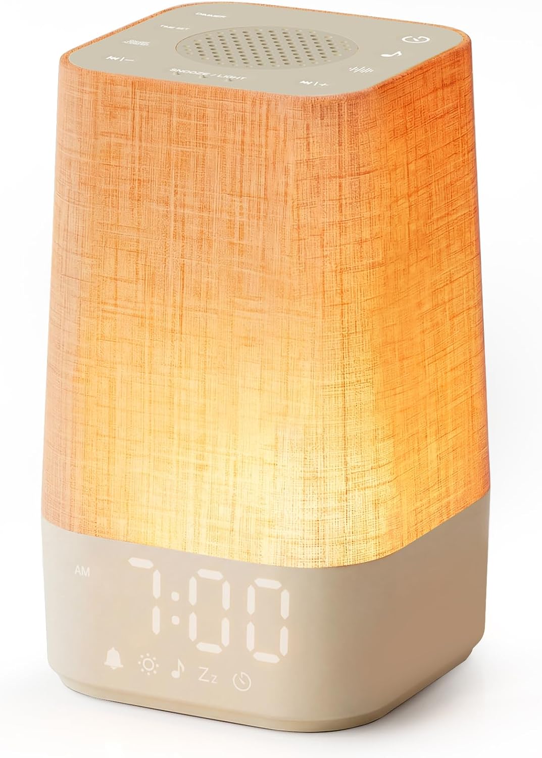 sunrise alarm clock with sound machine, gentle wake, main product view