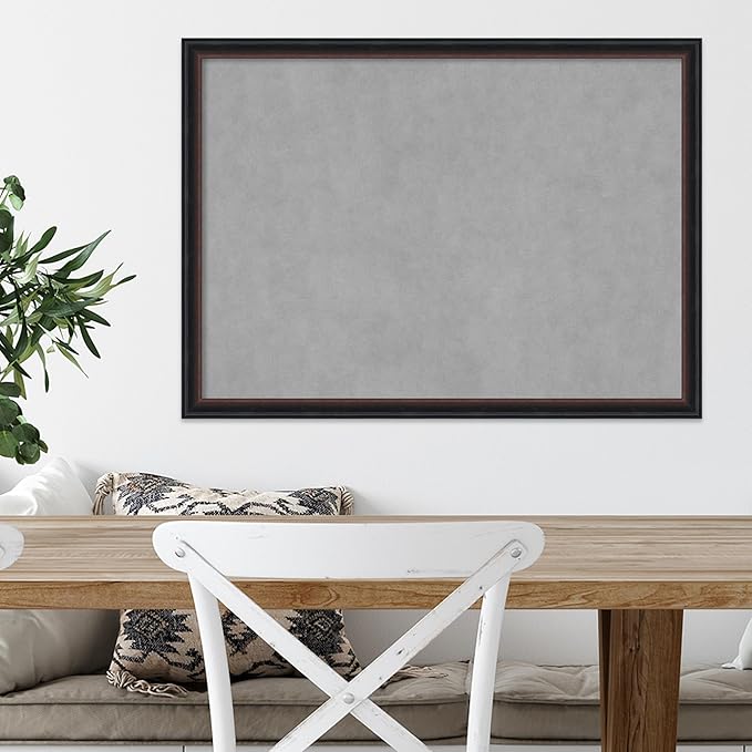 Amanti Art Black Framed Magnetic Board 22x30 Medium Vision Board - Image 5