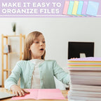 Henoyso 12 Pcs Plastic Folders - Image 6