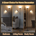 RISLG Floor Lamp, Dimmable Standing lamp, Stepless Dimming Brightness, Included - Image 6