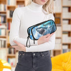 BOENLE Custom Shark Blue Ocean Wave Pencil Case Box Boys Girls Personalized - Image 6