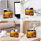 Famame Fall Deer Sunset Pencil Holder - Image 3