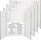 White Trifold Presentation Board 36" x 48" Self-Adhesive Science Subtitles by ENDAY