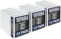 Samsill Durable 3 Inch Binder, Made in The USA, Round Ring Customizable Clear by Samsill