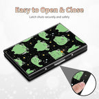 BWEGRHE Slim Credit Card Holder, Princess Frog RFID Blocking Metal Wallet - Image 6
