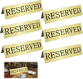 6PCS Reserved Table Signs Set, Reserved Seating Signs by Unknown