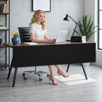 Under Desk Privacy Panel 62 x 15 Inch Self-Adhesive Modesty Panel Table Skirts - Image 7