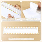 Jeyiour 50 Pcs Label Holders Adhesive Nameplate Pockets Storage Bin Labels - Image 3