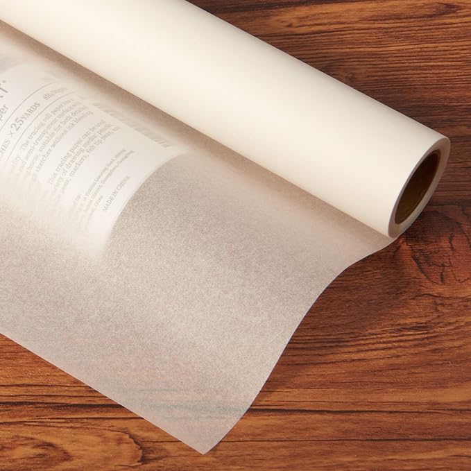 SEMLEART Tracing Paper Roll, 12-inch x 50yard，White Translucent Vellum - Image 4